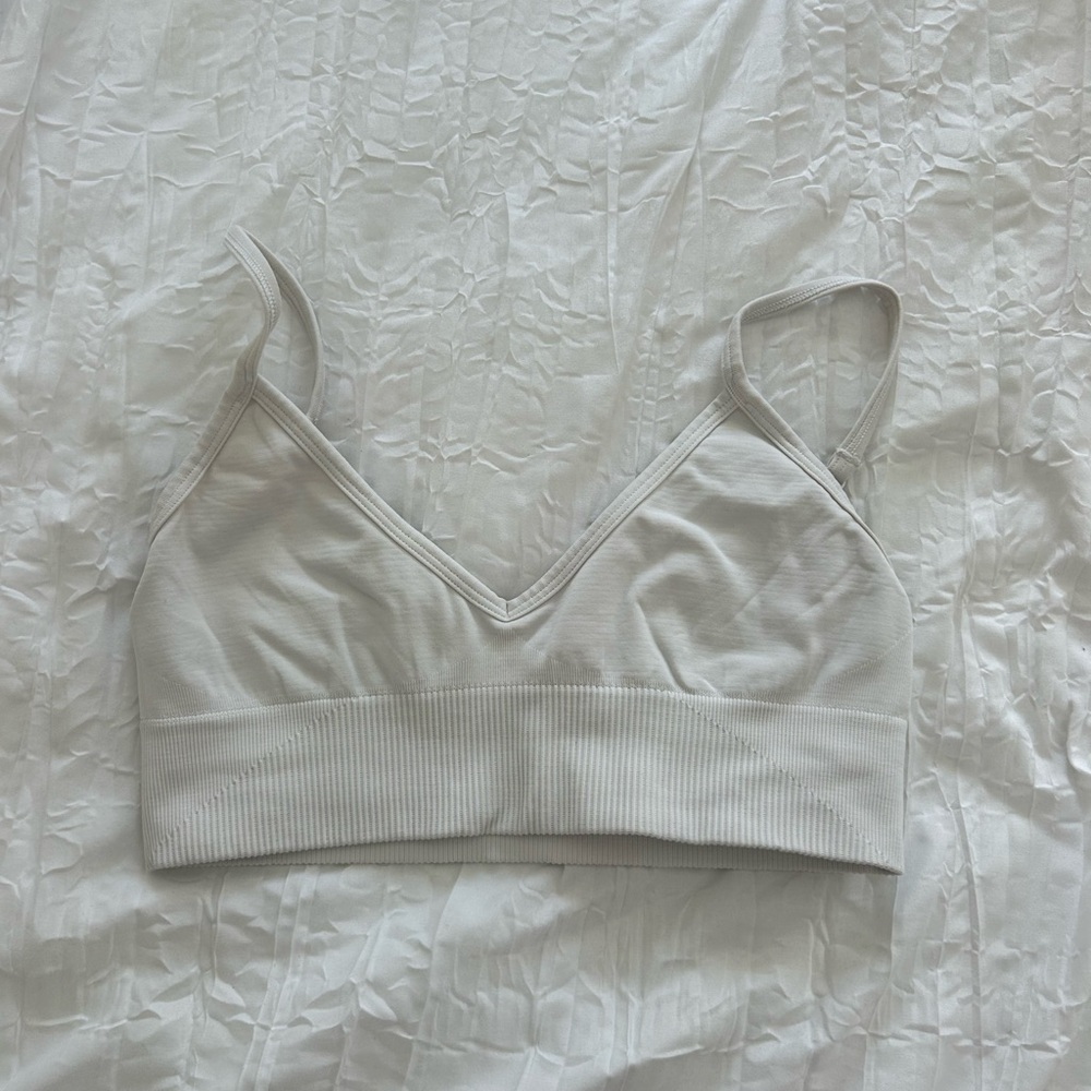 Lululemon Athletica White Minimalist Bra